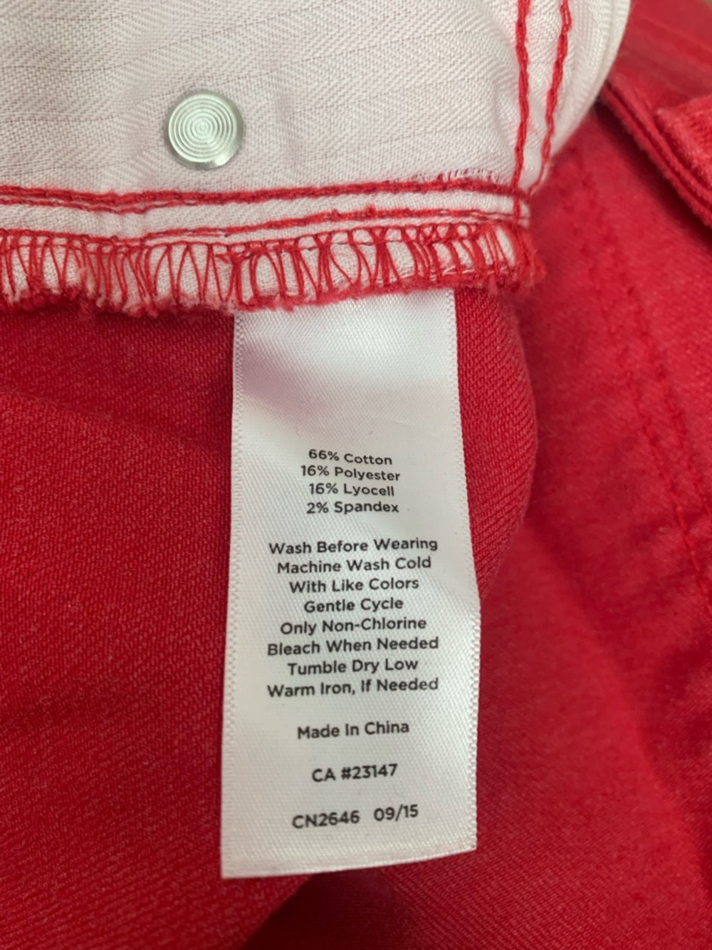 Talbots Skinny Jeans in Bright Red - Picture 5 of 7